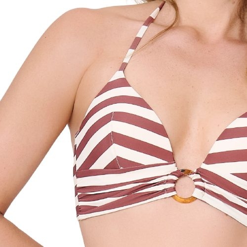 LingaDore Strand Summer Stripes weiß/rot set