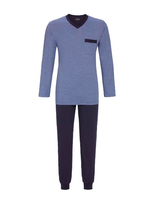 Ringella Herren navy-blau pyjama