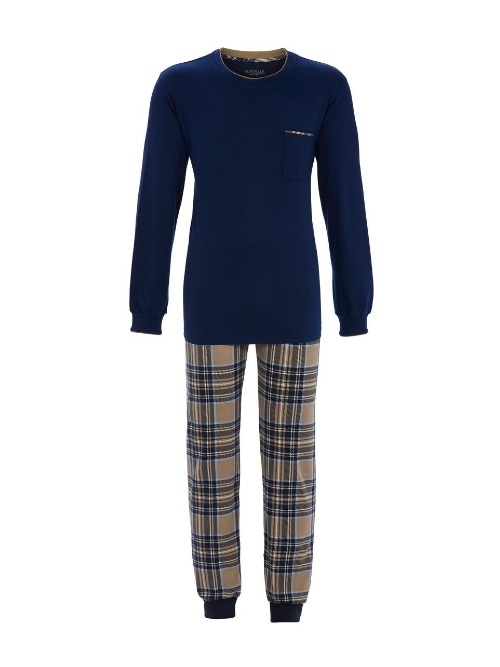 Ringella Herren navy-blau pyjama