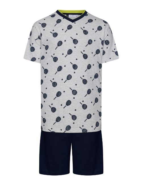 Pastunette Herren grau shortama