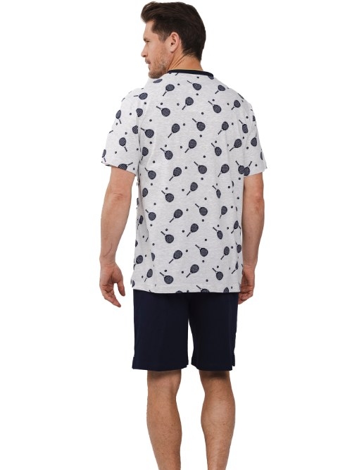 Pastunette Herren grau shortama