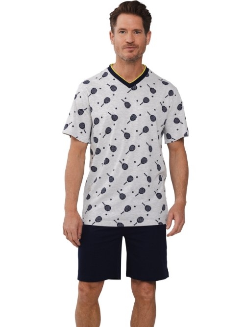 Pastunette Herren grau shortama