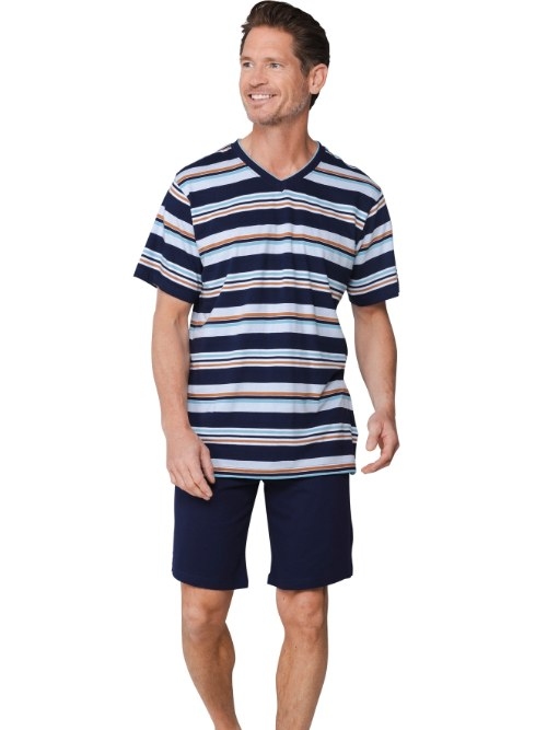 Pastunette Herren navy-blau shortama