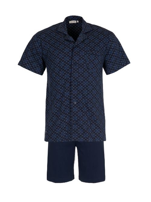 Pastunette Herren navy-blau shortama