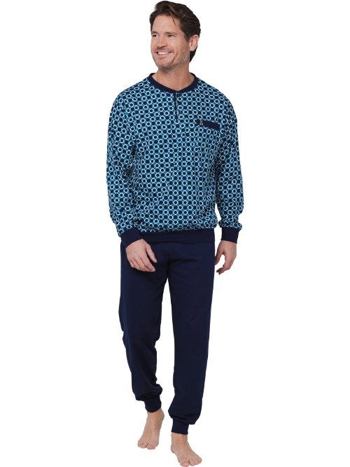 Robson Herren navy-blau pyjama