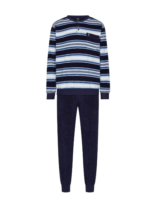 Robson Herren navy-blau pyjama