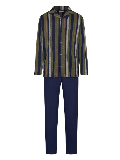 Pastunette Herren navy-blau pyjama