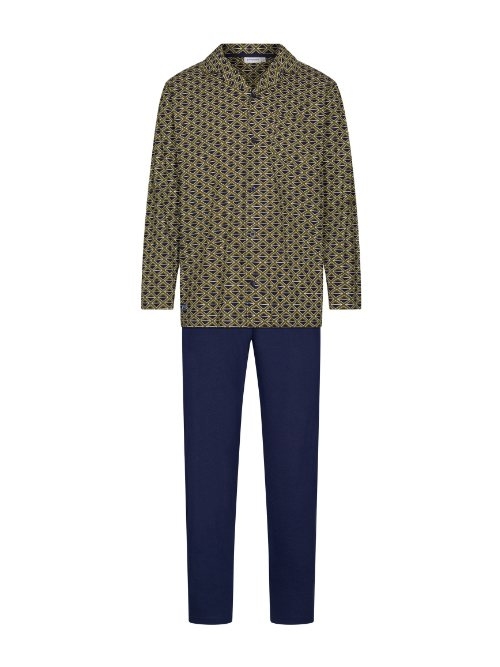 Pastunette Herren navy-blau pyjama