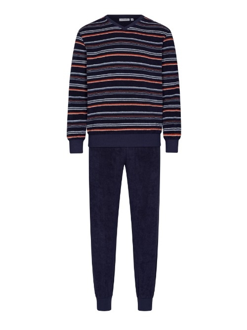 Pastunette Herren navy-blau pyjama