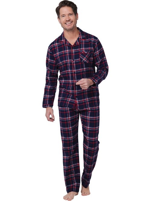 Pastunette Herren navy-blau pyjama