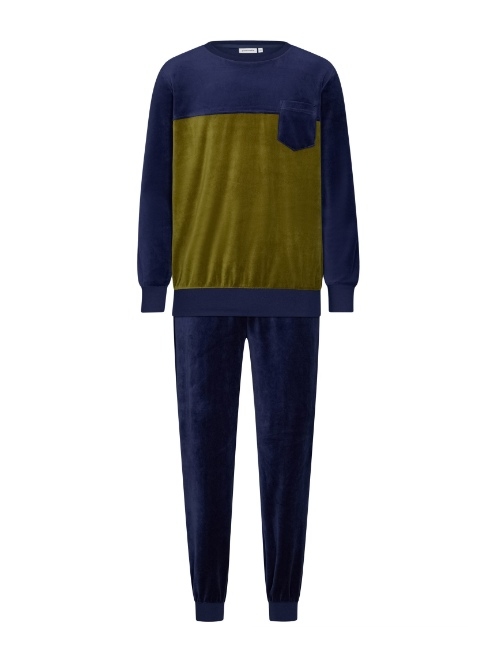 Pastunette Herren navy-blau pyjama