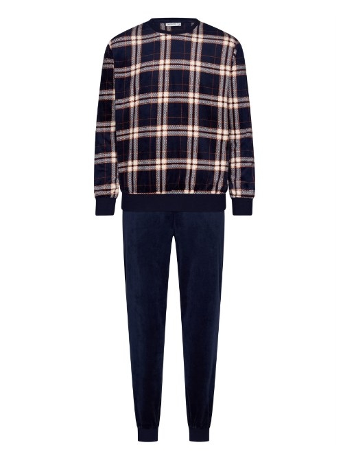 Pastunette Herren navy-blau pyjama