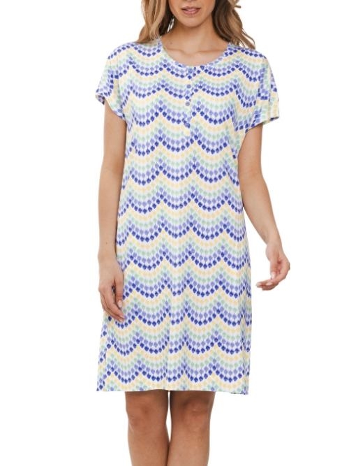 Rebelle Damen violett nachtkleid