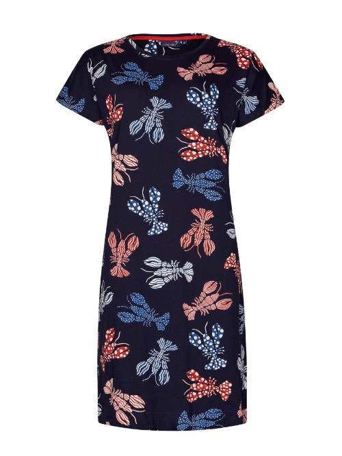 Rebelle Damen navy-blau nachtkleid