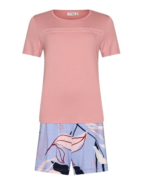 Pastunette Damen pink shortama