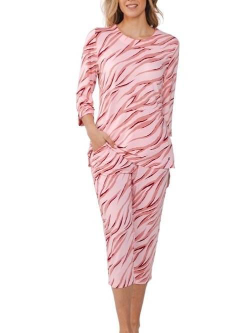 Pastunette Damen pink pyjama