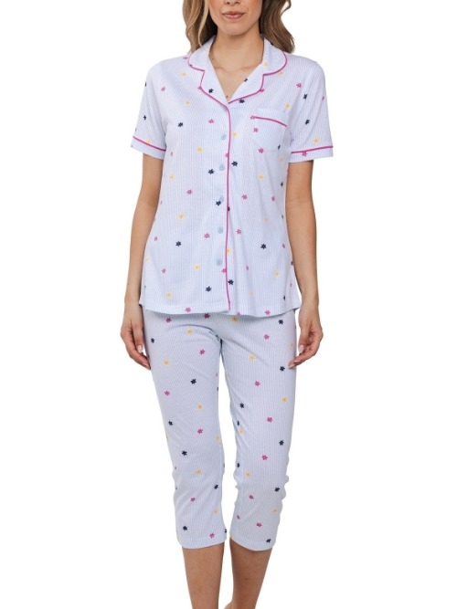 Rebelle Damen blau pyjama