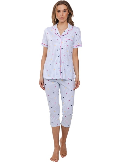 Rebelle Damen blau pyjama