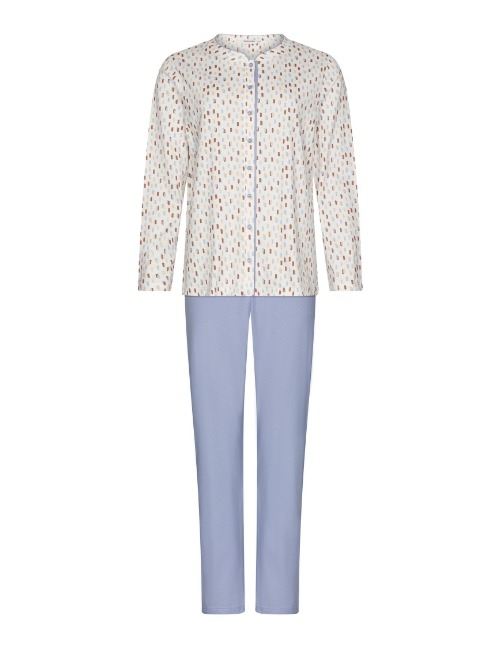 Pastunette Damen blau pyjama
