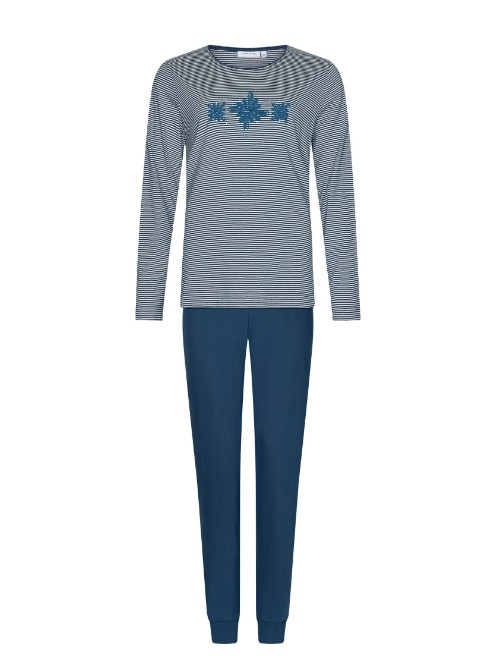 Pastunette Damen navy-blau pyjama