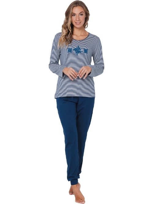 Pastunette Damen navy-blau pyjama