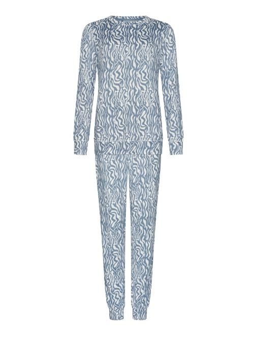 Pastunette Damen blau pyjama