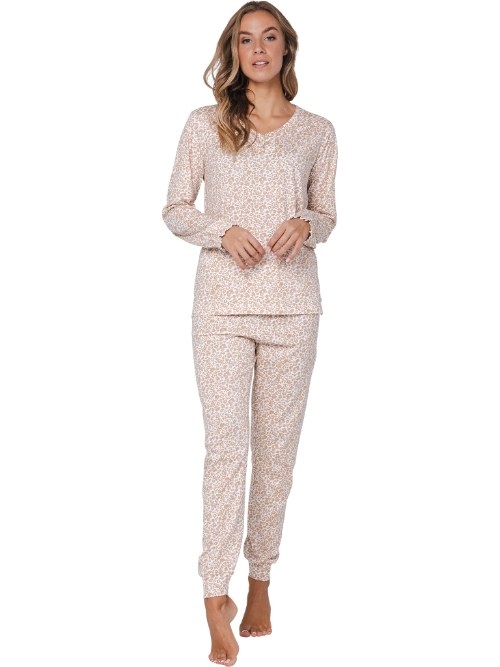 Pastunette Damen beige pyjama