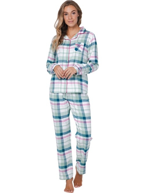 Pastunette Damen grün pyjama