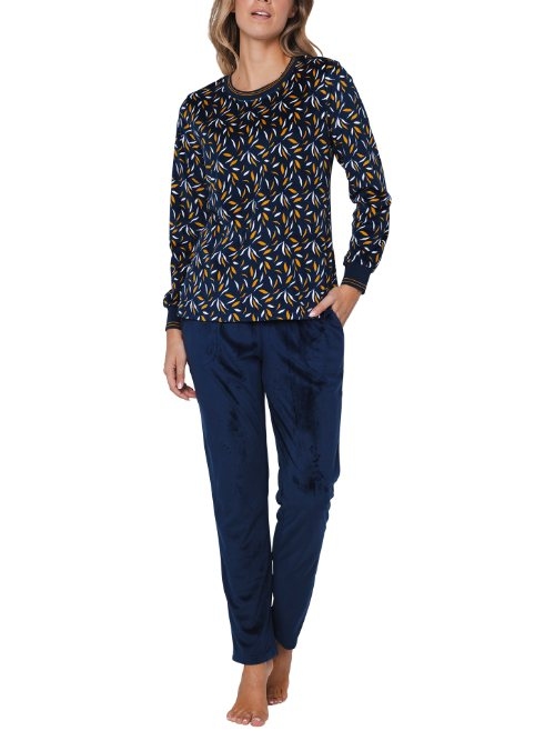 Pastunette Damen navy-blau pyjama