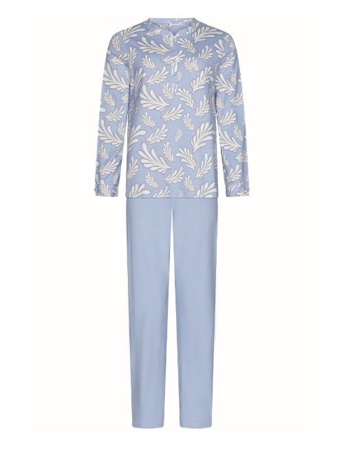 Pastunette Damen blau pyjama