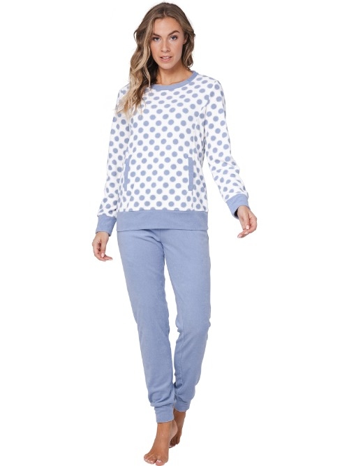 Pastunette Damen blau pyjama