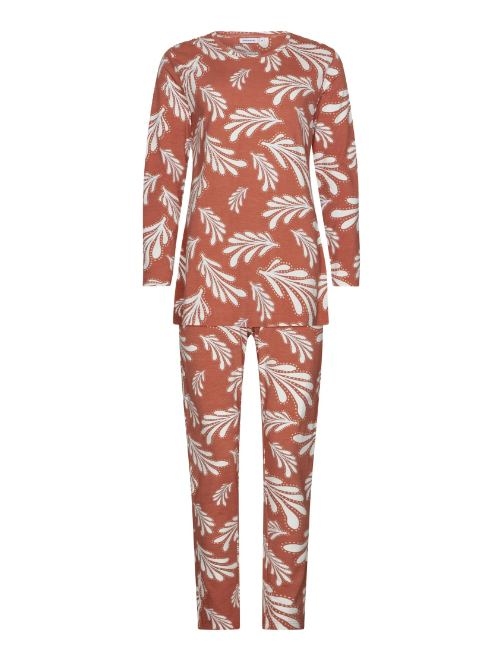 Pastunette Damen braun pyjama