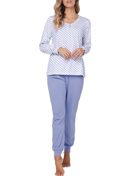 Pastunette Damen blau pyjama