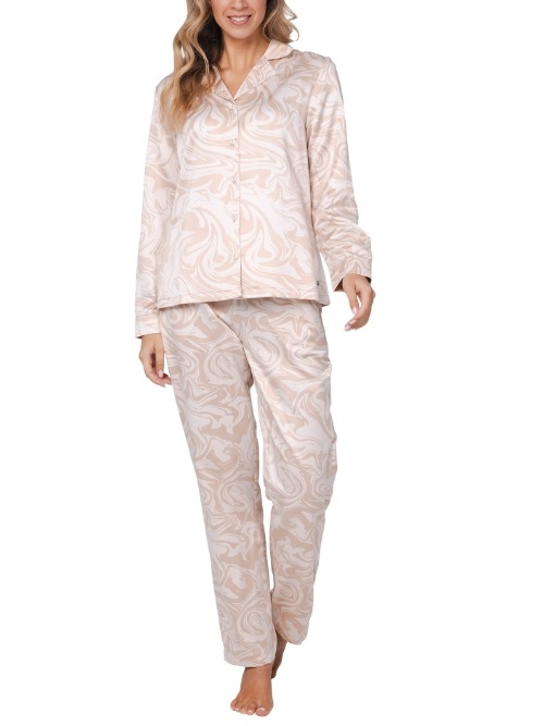 Pastunette Damen beige pyjama