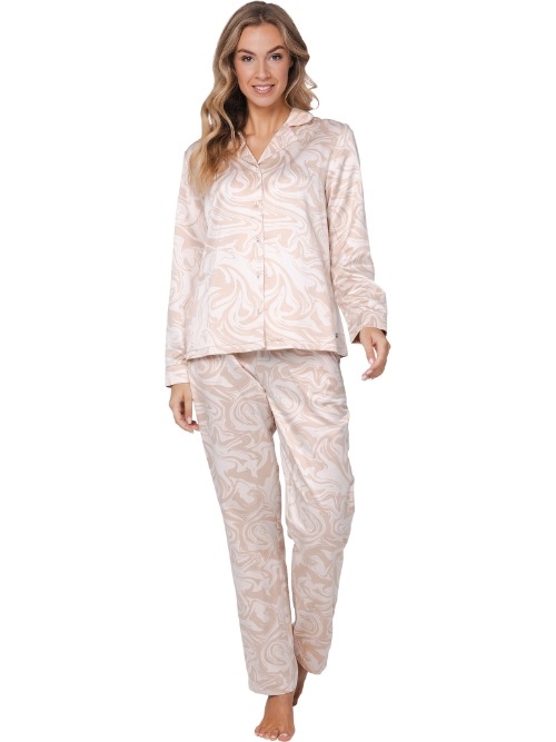 Pastunette Damen beige pyjama