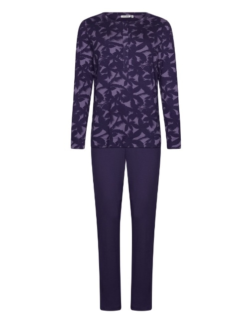 Pastunette Damen violett pyjama