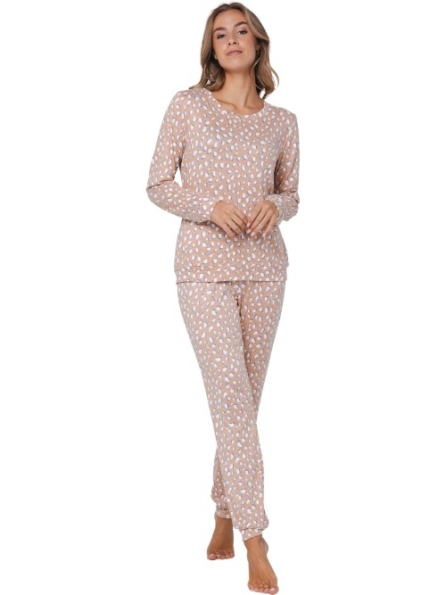 Rebelle Damen beige pyjama