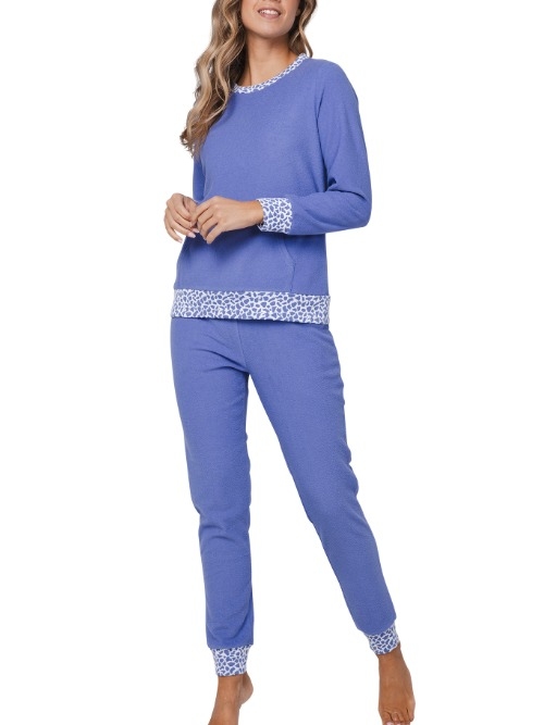 Rebelle Damen blau pyjama