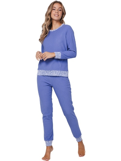 Rebelle Damen blau pyjama