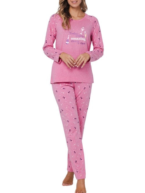 Rebelle Damen pink pyjama