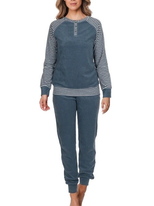 Pastunette Damen navy-blau pyjama
