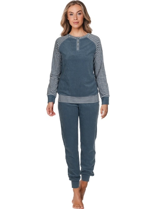 Pastunette Damen navy-blau pyjama