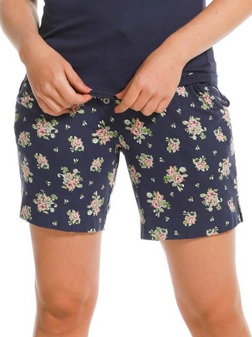 Pastunette Damen navy-blau pyjamahose