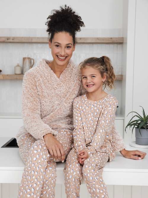 Rebelle Damen beige pyjamahose