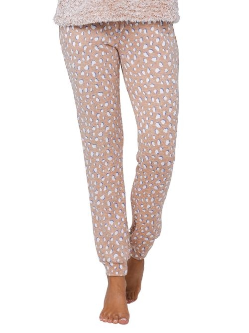 Rebelle Damen beige pyjamahose