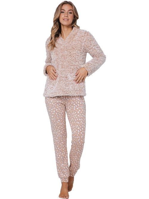 Rebelle Damen beige pyjamahose