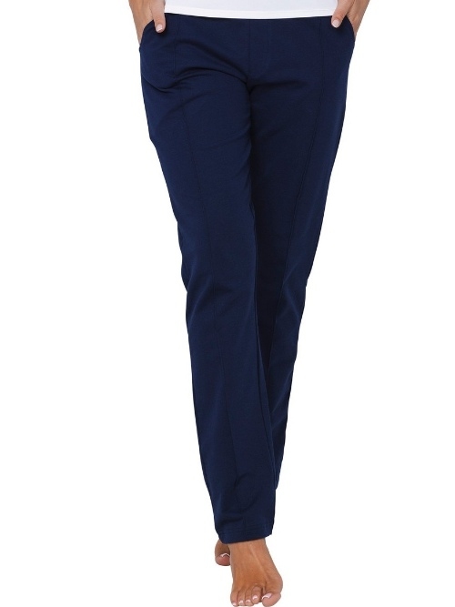 Pastunette Damen navy-blau pyjamahose