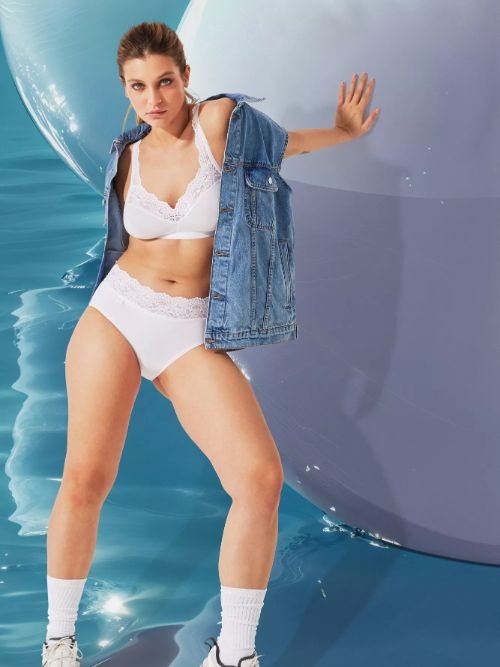 Sloggi Romance weiß nicht geformter bh