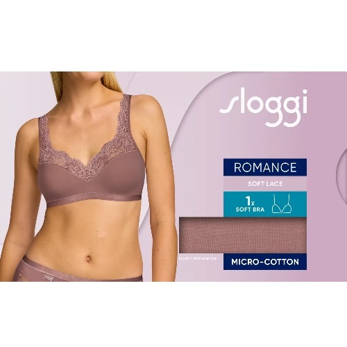 Sloggi Romance braun nicht geformter bh