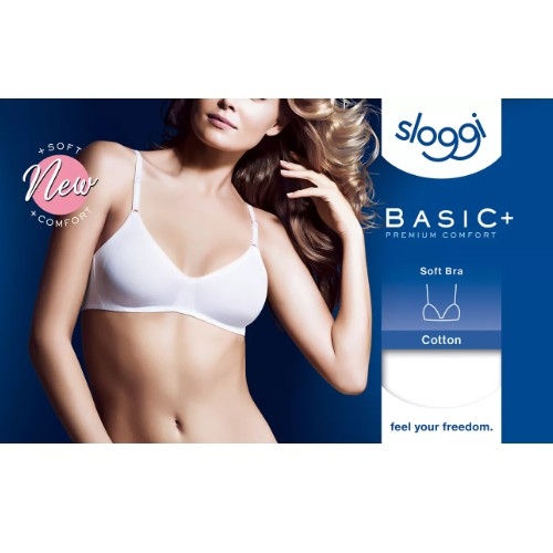 Sloggi Basic+ weiß nicht geformter bh